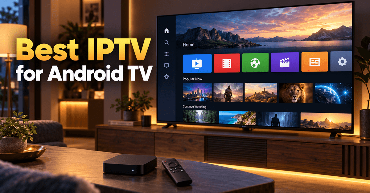 6 Best IPTV for Android TV (2026)