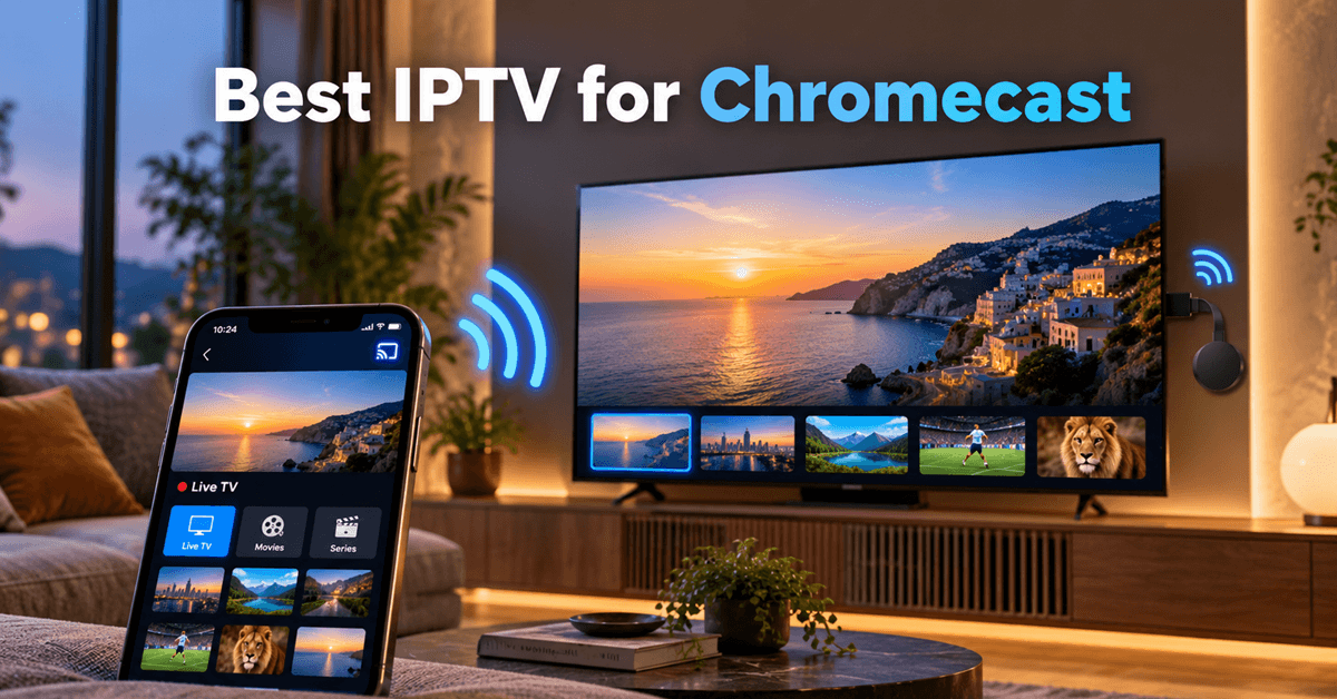 6 Best IPTV for Chromecast 2026